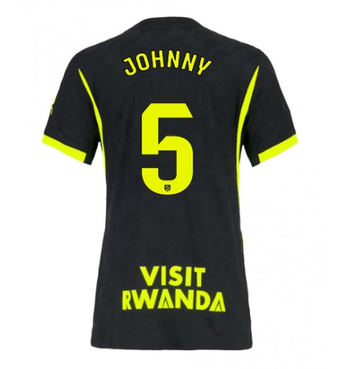 Atletico Madrid Johnny Cardoso #5 Venkovní Dres pro Dámské 2026-27 Krátký Rukáv Atletico Madrid Johnny Cardoso #5 Venkovní Dres pro Dámské 2026-27 Krátký Rukáv
